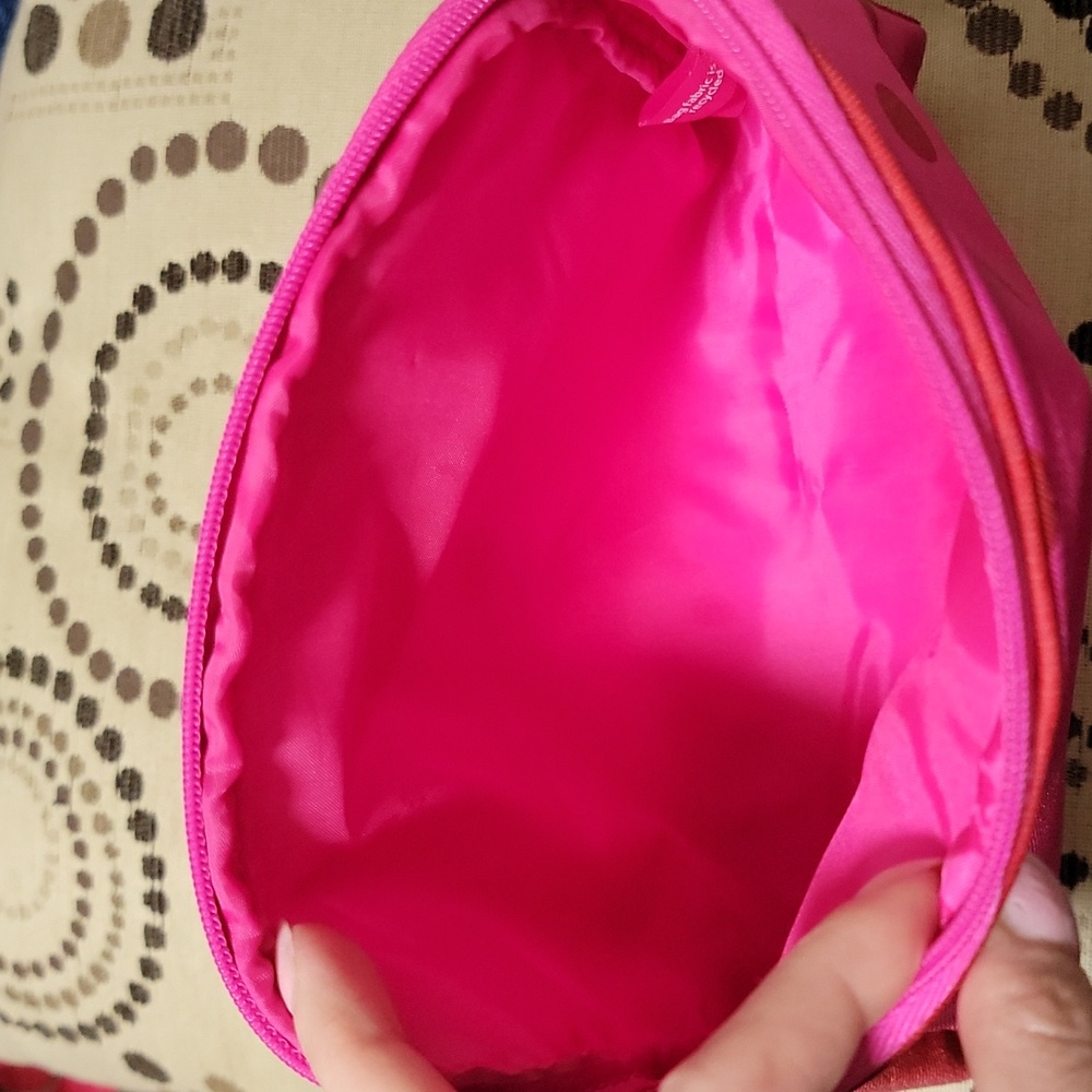 Clinique × Kate Spade Polka Dot Makeup Bag Cosmetic Pouch - Picture 5 of 5